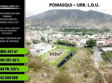 Terreno en Pomasqui 342 m² (Dentro de Urbanización) — imagen 4