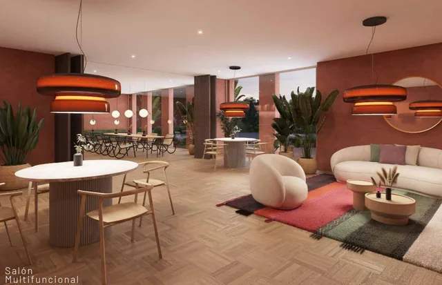 Scc. Venta Estudio de 33,5 m² con Terraza de 4,4 m². Piso 7 – Cumbayá. Proyecto Botániqo — imagen 2