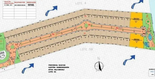 Samborondon Mocoli Urbanización Sotavento Terreno en Venta, Guayas — imagen 2