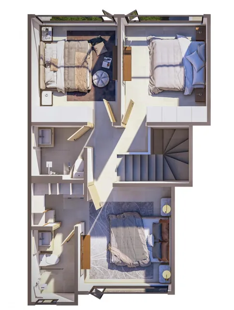Casas de 3 Habitaciones Dos Parqueaderos Aplica Crédito Miti Miti — imagen 3