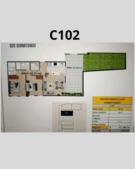 Departamento en Venta Sector Itchimbia — imagen 2