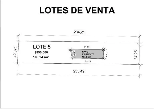 Excelente Terreno en Venta 10.000 m² Mas Nave Industrial Vía Cumbe, Azuay — imagen 2