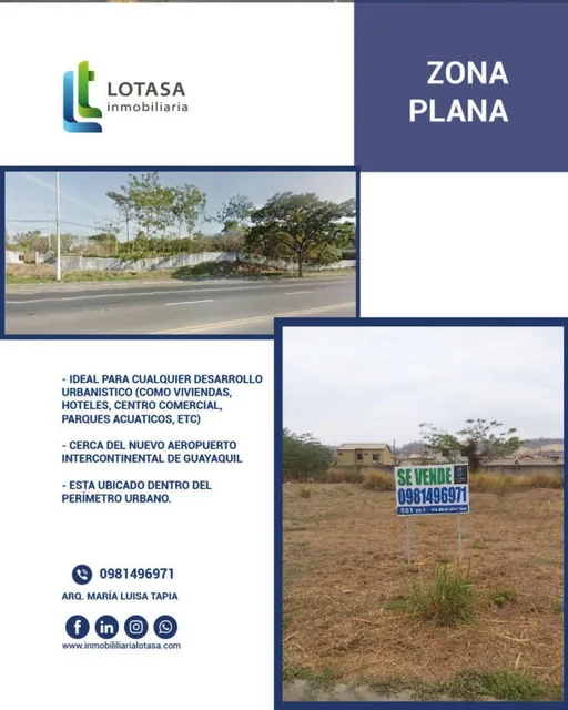 Vendo 28.48 Has Via La Costa Km. 23 Al Pie de La Vía. Terreno - Urbano, Guayas — imagen 3