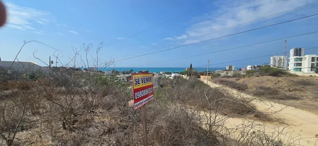 Vendo Terreno 250 m² Esquinero Punta Blanca Vía Spondylus Vista Panorámica Al Mar — imagen 4