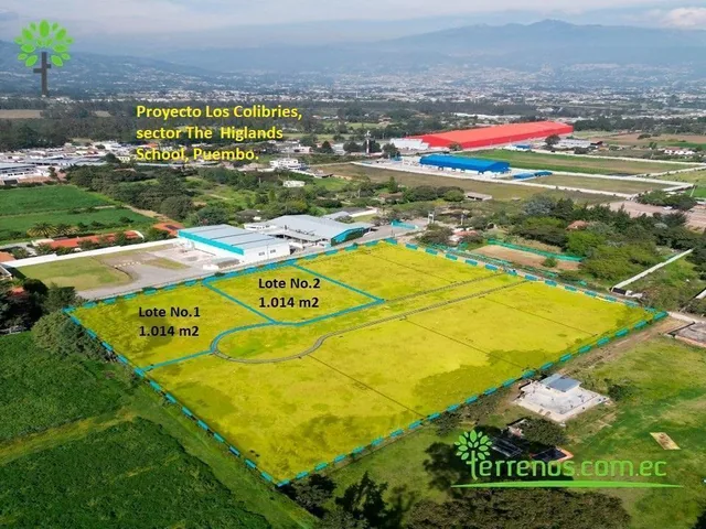 Venta de Terreno 1.014 m². Puembo, Proyecto Los Colibríes, Lote No.1. Provincia de Pichincha — imagen 3